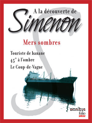 cover image of Mers sombres